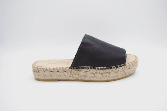 Espadrilles, Plataforma Piel, mod 50