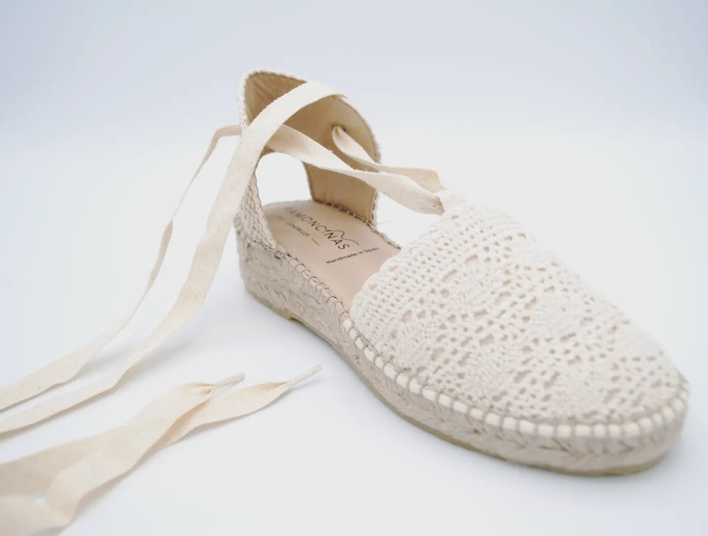 Espadrilles mod 9 Ganchillo con Cintas, 1/2