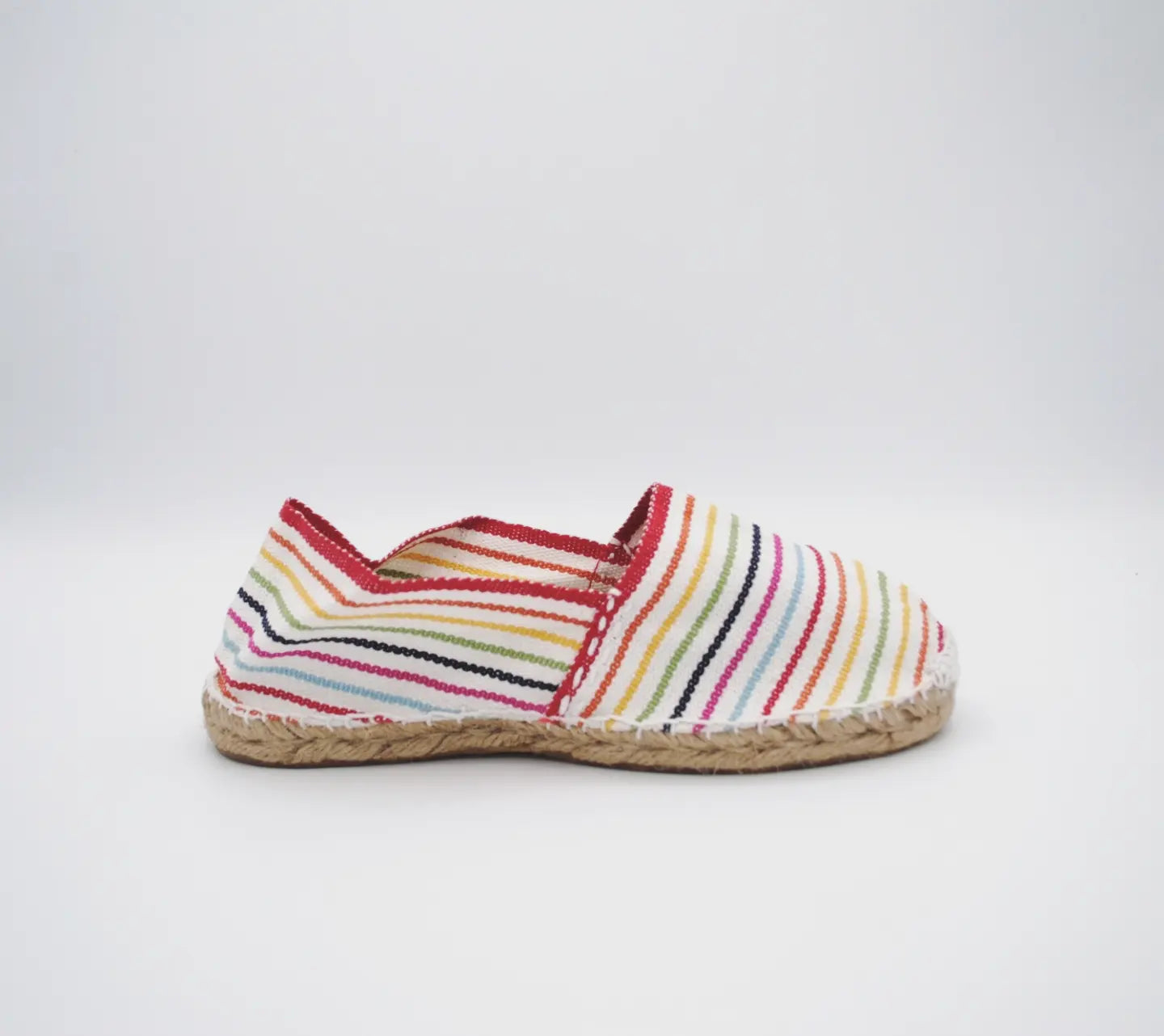 White Navy Espadrille